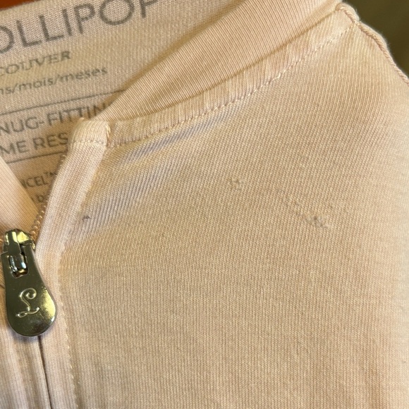 Loulou Lollipop Cozy Pink Kids Footie-play - Picture 3 of 3